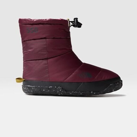 The North Face Nuptse Après Boot Women’s 5 Boysenberry TNF 550 Down Insulated Wi - Picture 2 of 11